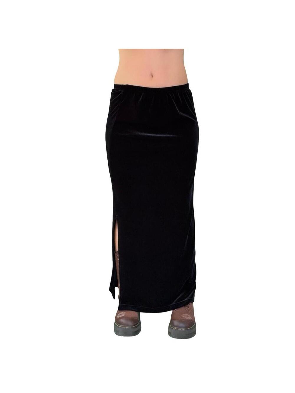 Y2K TRAD GOTH MINIMALIST SKIRT